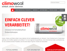 Tablet Screenshot of climowool.com